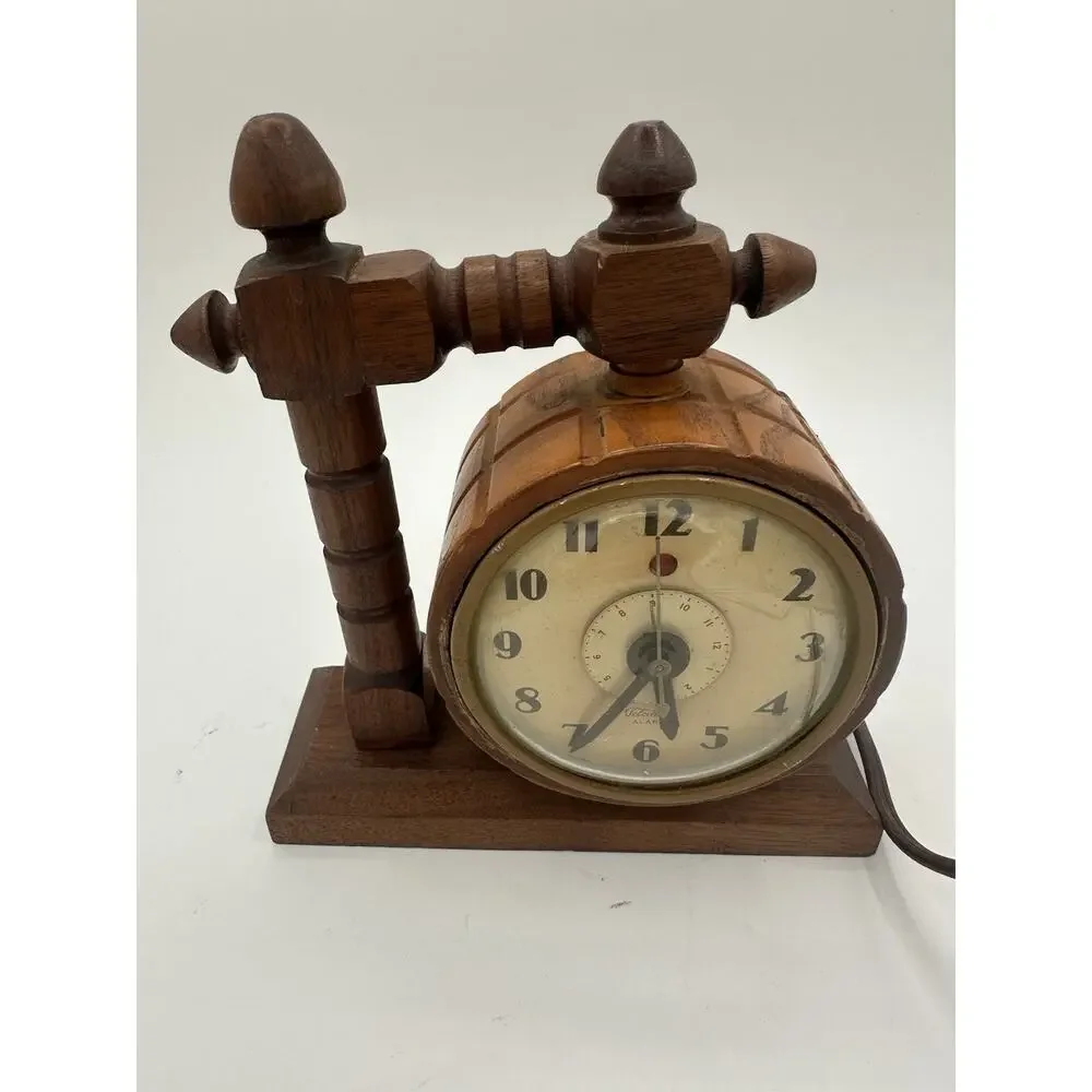 Telechron Vintage Camelot Mantel Electric Clock Works